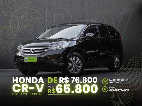 HONDA CRV 2.0 LX 4X2 16V GASOLINA 4P AUTOMÁTICO HONDA CRV 2.0 LX 4X2 16V GASOLINA 4P AUTOMÁTICO